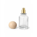 50ml Minimalistic Wood Cap Screw Bottle